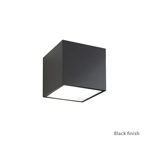 Modern Forms Bloc 1Lt LED Up or Down Wall Light/2700K, Black - WS-W9201-27-BK