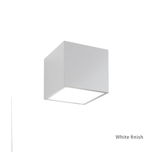 Modern Forms Bloc 1Lt LED Up or Down Wall Light/2700K, White - WS-W9201-27-WT