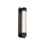 Modern Forms Chyzel 18" LED Outdoor Wall Light/3000K, BK/CL/FR - WS-W98518-30-BK