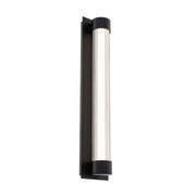 Modern Forms Chyzel 26" LED Outdoor Wall Light, BK/CL/FR - WS-W98526-40-BK