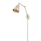 Millennium Lighting Evonne 1Lt Swing Arm Sconce, Gold/ Gold