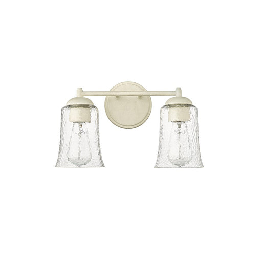 Millennium Lighting Abilene 2Lt Bathroom Vanity Light, White/Clear - 10102-CW