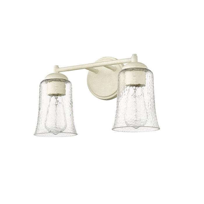 Millennium Lighting Abilene 2Lt Bathroom Vanity Light, White/Clear