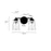 Millennium Lighting Abilene 2Lt Vanity, Black/Clear