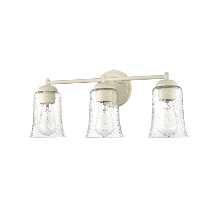 Millennium Lighting Abilene 3Lt Bathroom Vanity Light, White/Clear