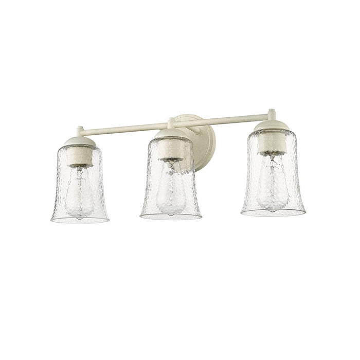 Millennium Lighting Abilene 3Lt Bathroom Vanity Light, White/Clear