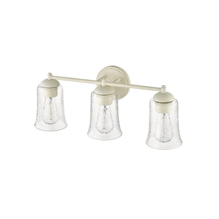 Millennium Lighting Abilene 3Lt Bathroom Vanity Light, White/Clear