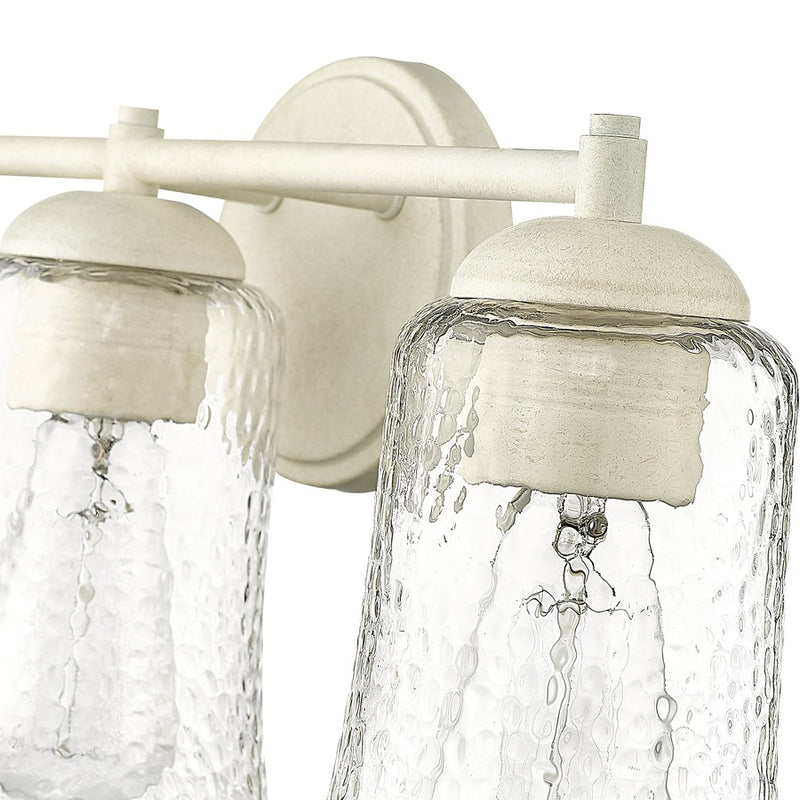 Millennium Lighting Abilene 3Lt Bathroom Vanity Light, White/Clear