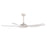 RP Lighting Airstra 5Bld 52" LED Ceiling Fan, Mat. White/Etched