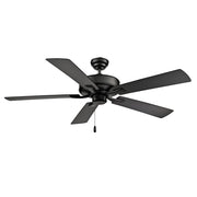 RP Lighting Velbreeze 5Bld 52" Ceiling Fan, Matte Black - 1017WMBK-MBK