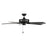 RP Lighting Velbreeze 5Bld 52" Ceiling Fan, Matte Black