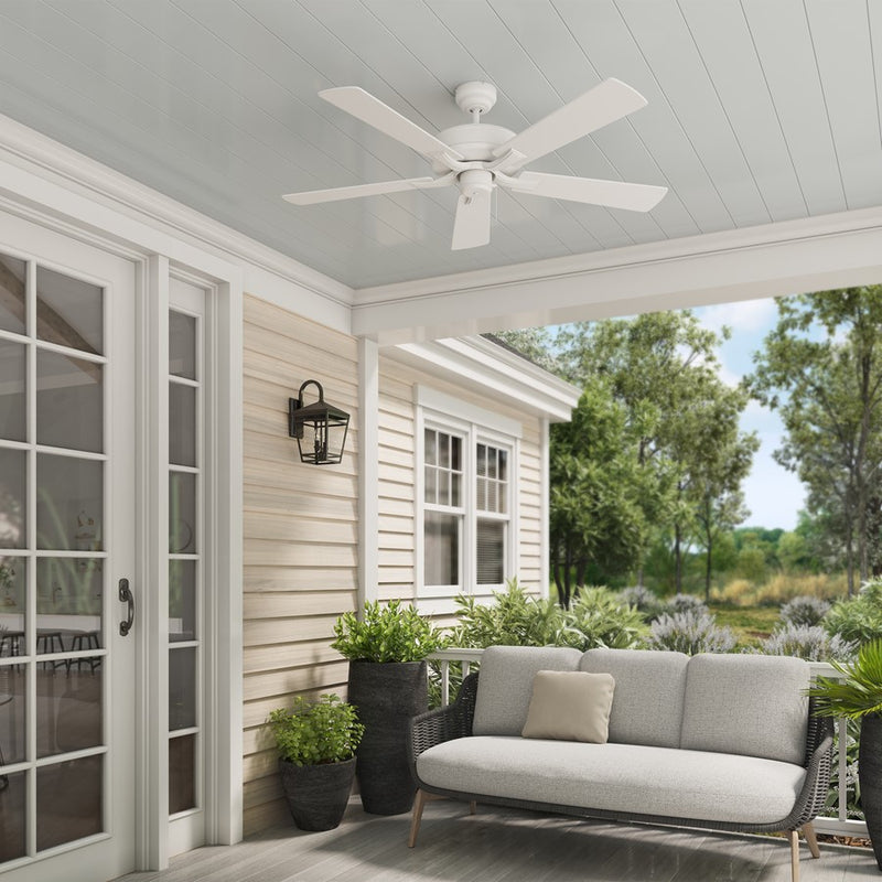 RP Lighting Velbreeze 5Bld 52" Ceiling Fan, Matte White