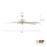 RP Lighting Velbreeze 5Bld 52" Ceiling Fan, Matte White