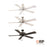RP Lighting Velbreeze 5Bld 52" Ceiling Fan, Matte White