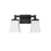 Millennium Lighting Sonorra 2Lt Vanity, Black/Opal White - 10202-MB