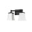 Millennium Lighting Sonorra 2Lt Vanity, Black/Opal White