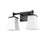 Millennium Lighting Sonorra 2Lt Vanity, Black/Opal White