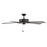 RP Lighting Brisden 5Bld 52" Ceiling Fan, Matte Black