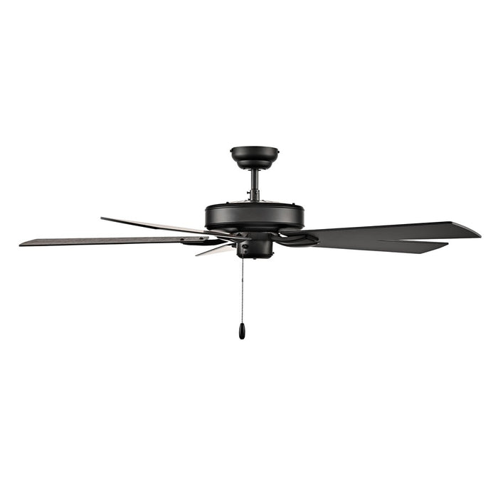 RP Lighting Brisden 5Bld 52" Ceiling Fan, Matte Black