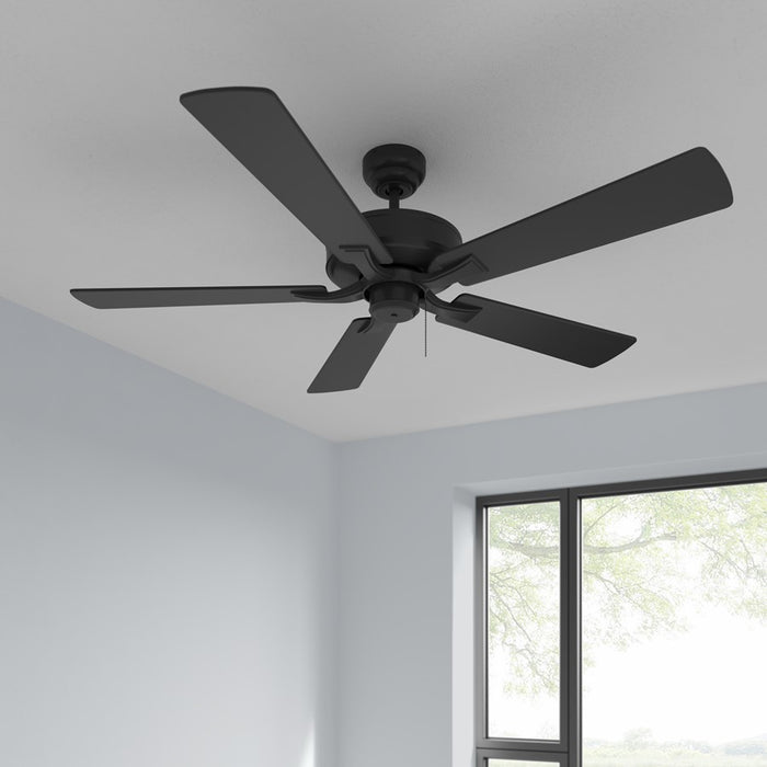 RP Lighting Brisden 5Bld 52" Ceiling Fan, Matte Black