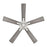 RP Lighting Brisden 5Bld 52" Ceiling Fan, Matte White