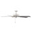 RP Lighting Brisden 5Bld 52" Ceiling Fan, Matte White