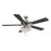 RP Lighting Calivane 5Bld 52" LED Ceiling Fan, Brushed Nkl/Etched - 1033BN-BN-L