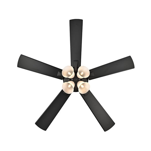 RP Lighting Calivane 5Bld 52" LED Ceiling Fan, Black/Etched