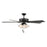 RP Lighting Calivane 5Bld 52" LED Ceiling Fan, Black/Etched