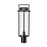 Millennium Lighting Russell 1Lt Outdoor Post Light, Black/Clear - 10531-PBK