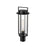 Millennium Lighting Russell 1Lt Outdoor Post Light, Black/Clear