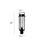 Millennium Lighting Russell 1Lt Outdoor Post Light, Black/Clear