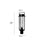 Millennium Lighting Russell 1Lt Outdoor Post Light, Black/Clear