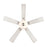 RP Lighting Galeson 5Bld 52" LED Ceiling Fan, Nickel/Etched