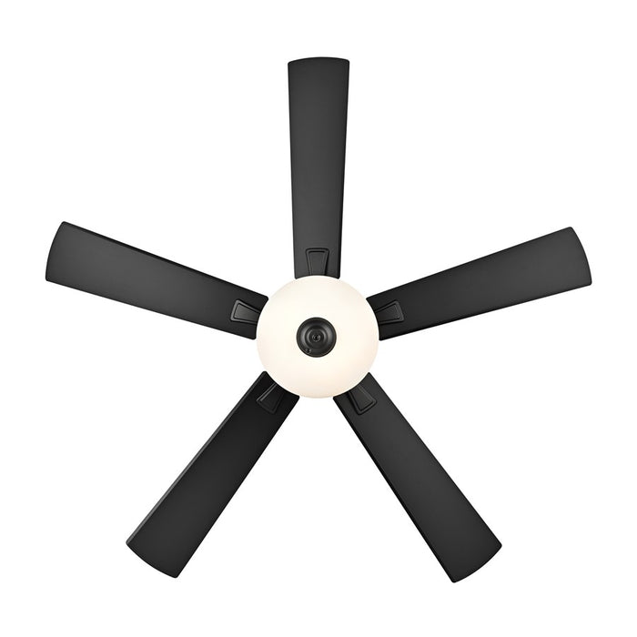 RP Lighting Galeson 5Bld 52" LED Ceiling Fan, Matte Black/Etched