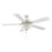 RP Lighting Galeson 5Bld 52" LED Ceiling Fan, Matte White/Etched - 1058MWWMWWL