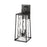 Millennium Lighting Dutton 2Lt Outdoor Wall Sconce, Black/Clear