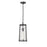 Millennium Lighting Dutton 1Lt Outdoor Hanging Lantern, Black/Clear - 10621-PBK