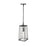 Millennium Lighting Dutton 1Lt Outdoor Hanging Lantern, Black/Clear