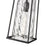 Millennium Lighting Dutton 1Lt Outdoor Hanging Lantern, Black/Clear