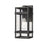 Millennium Lighting Payton 1Lt 14" Outdoor Wall Sconce, Black/Clear