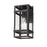 Millennium Lighting Payton 1Lt 14" Outdoor Wall Sconce, Black/Clear