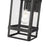 Millennium Lighting Payton 1Lt 17" Outdoor Wall Sconce, Black/Clear