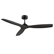 RP Lighting Cirova 3Bld 52" Ceiling Fan, Matte Black - 1075MBK-MBK