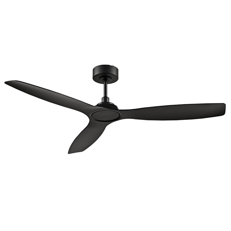RP Lighting Cirova 3Bld 52" Ceiling Fan, Matte Black - 1075MBK-MBK
