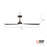 RP Lighting Cirova 3Bld 52" Ceiling Fan, Matte Black