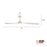 RP Lighting Cirova 3Bld 52" Ceiling Fan, Matte White