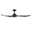 RP Lighting Wynleaf 3Bld 52" LED Ceiling Fan, Blk/Etched