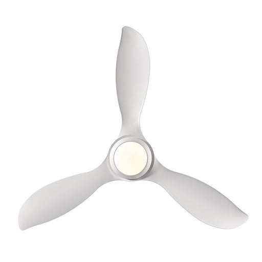 RP Lighting Wynleaf 3Bld 52" LED Ceiling Fan, White/Etched