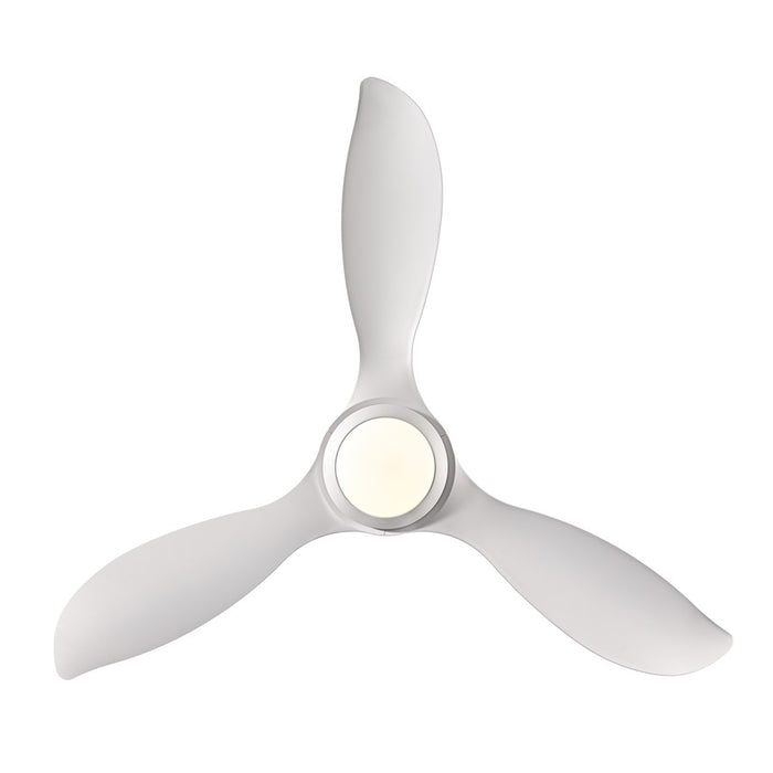 RP Lighting Wynleaf 3Bld 52" LED Ceiling Fan, White/Etched
